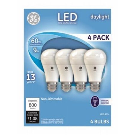 CURRENT G E LIGHTING 224141 9-Watt Day LED Light Bulb 800 Lumens; 4-Pack 224141